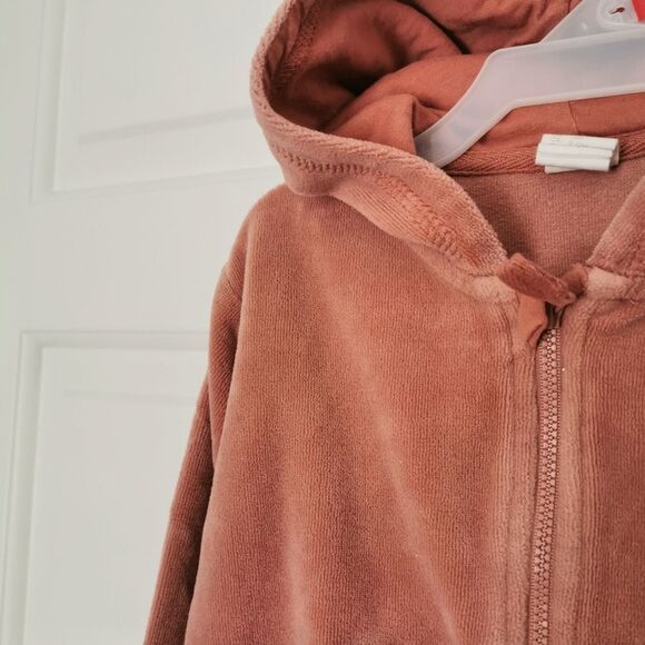 2/$20 H& M baby girl zip up sweater 9-12 m - Picture 2 of 4